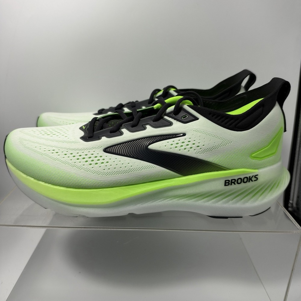 Brand New Brooks Glycerin 23 White Phantom Green 1104761D154 Men's Size 14